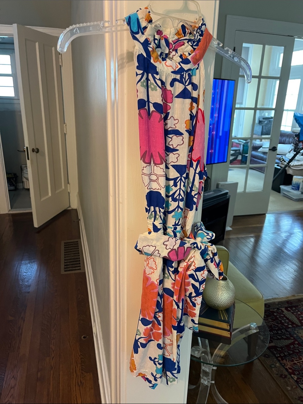 Multicolored Flower Print Romper